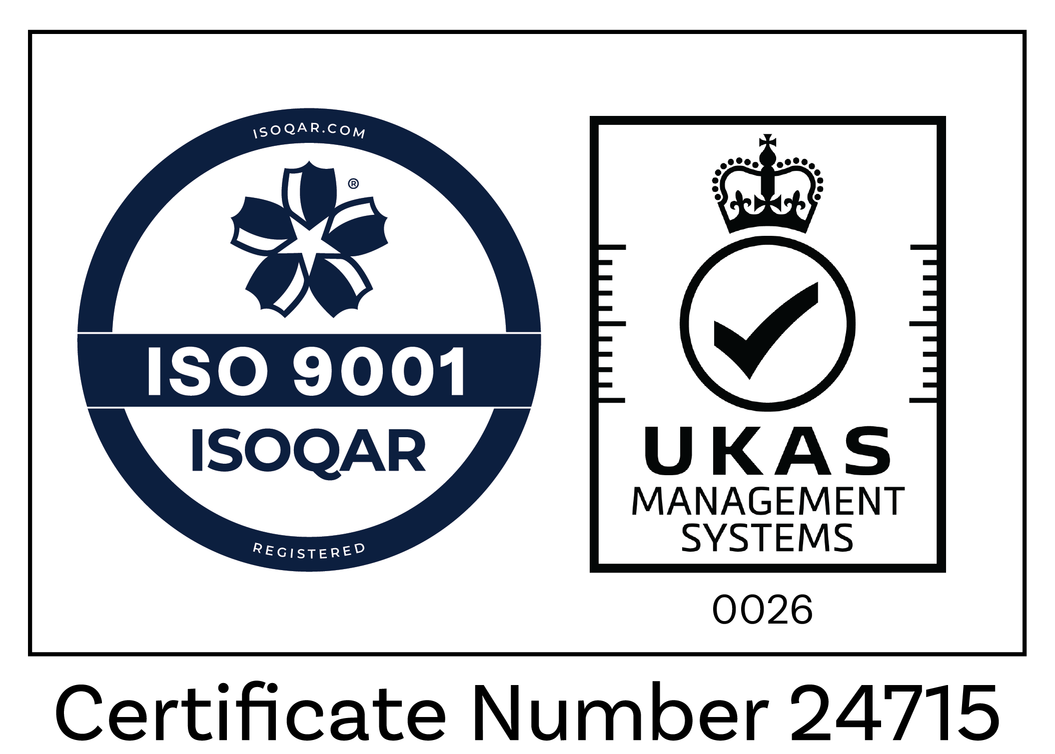 ISO9001 Accreditation